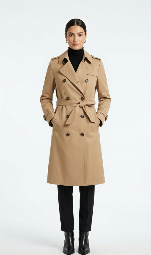 Classic Belted Trench Coat